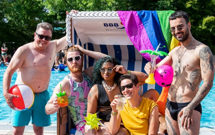 Queer Summer Splash 2023 im Sommerbad Kreuzberg
