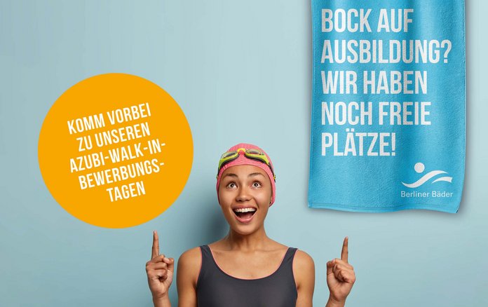 Walk-In Azubi Bewerbungstage April 2023-  Berliner Bäder-Betriebe