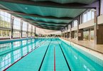 Das 25m-Becken mit geleinten Bahnen im Stadtbad Wilmersdorf I